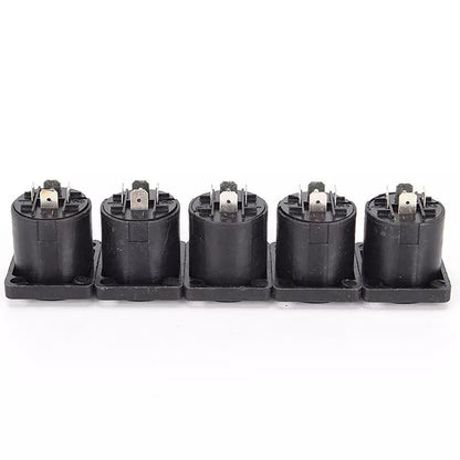 10x Speakon 4-Pin Female Jack Connector for Audio Cable Panel