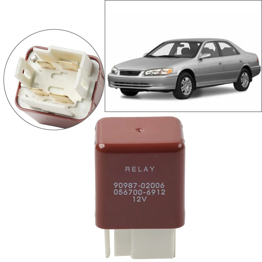 4-Pin Headlight Relay for Toyota 4Runner Avalon Camry Corolla & Lexus (1990–2023)