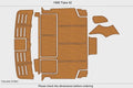 Swim Platform EVA Pads for Tiara 42 (1995) - Foam Teak Deck Flooring Mat