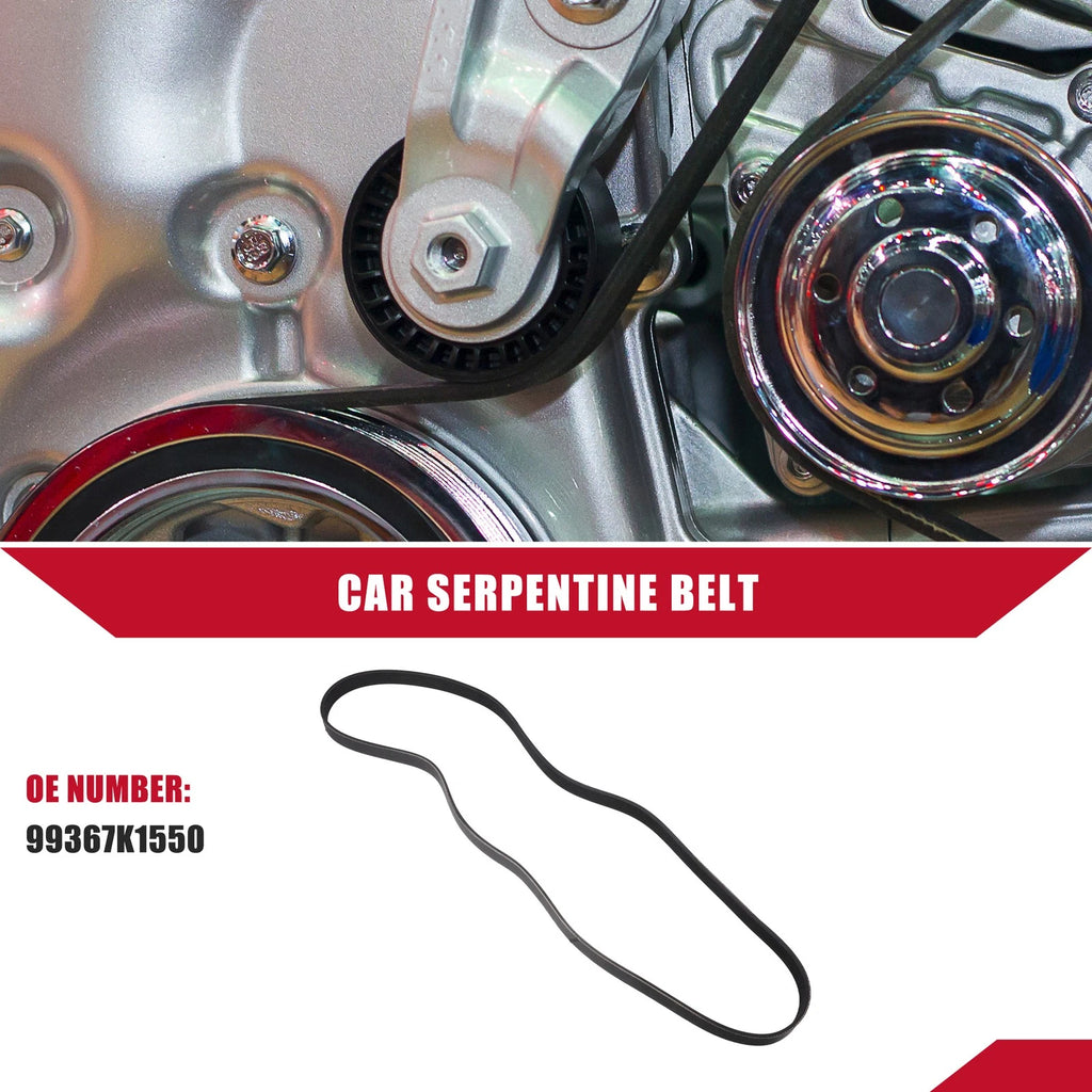 Serpentine Belt Replacement for Toyota Highlander Base (2008–2009) EPDM
