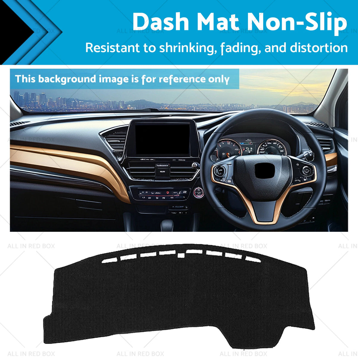Non-Slip Dash Mat for Honda City (2014–2018) GM6 Series
