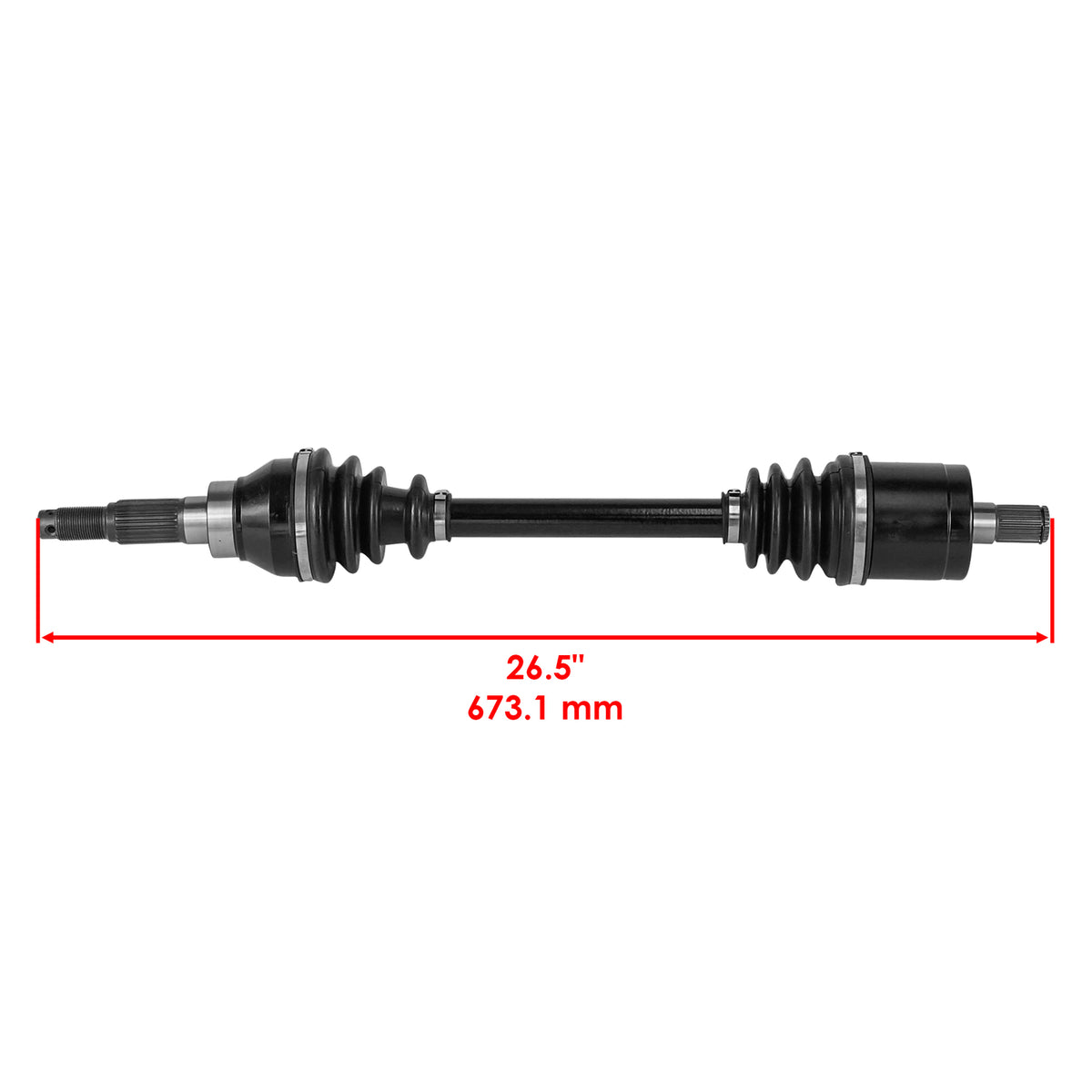 Caltric Rear Left Right CV Axles Replacement for Kubota RTV-X1100CR (2014–2023)