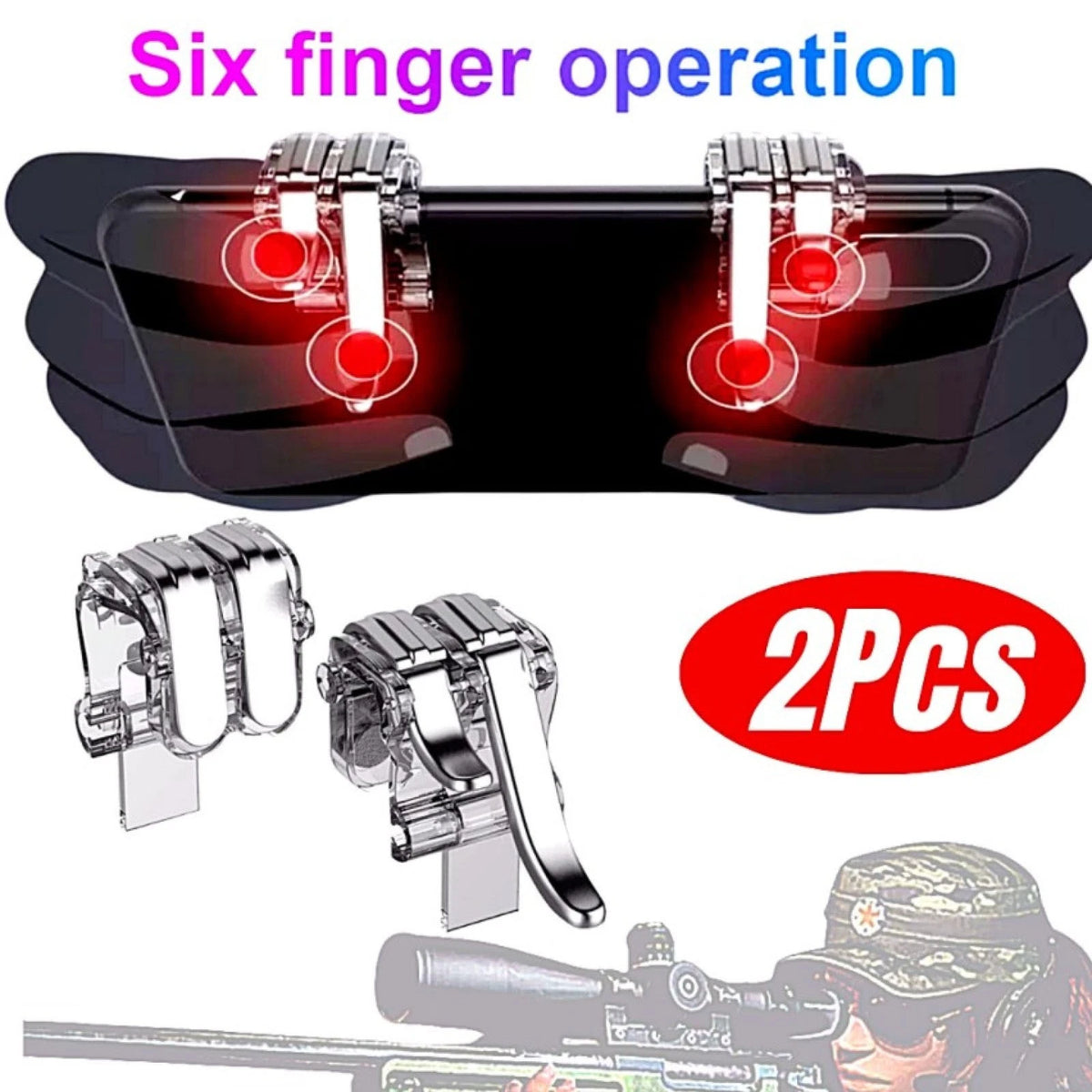 Gaming Trigger Controller for iOS Android Mobile (PUBG)