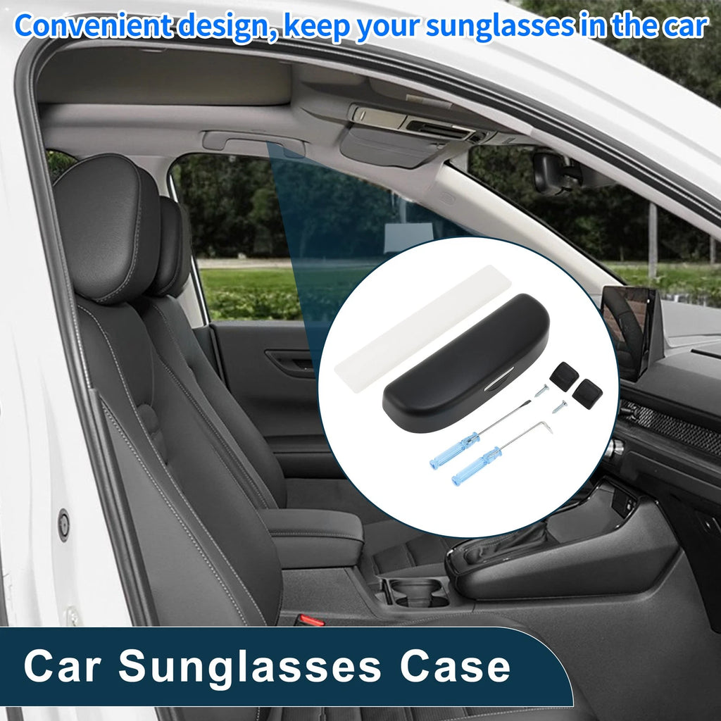 Car Sunglasses Case for Volkswagen T-Roc 2017–2024 ABS Black