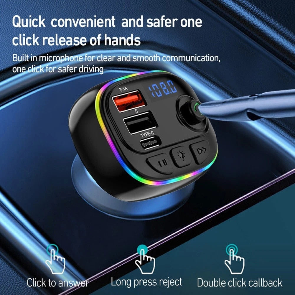 Wireless Car USB MP3 Player with FM Transmitter for Vehicles