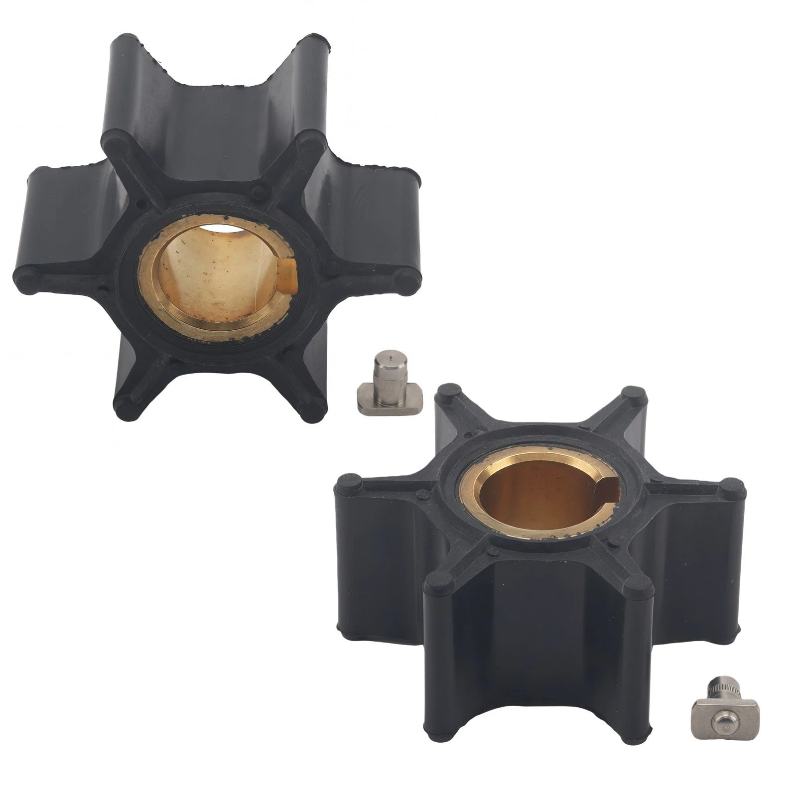Water Pump Impeller & Key for Evinrude Johnson Outboard (1.2-6 HP)