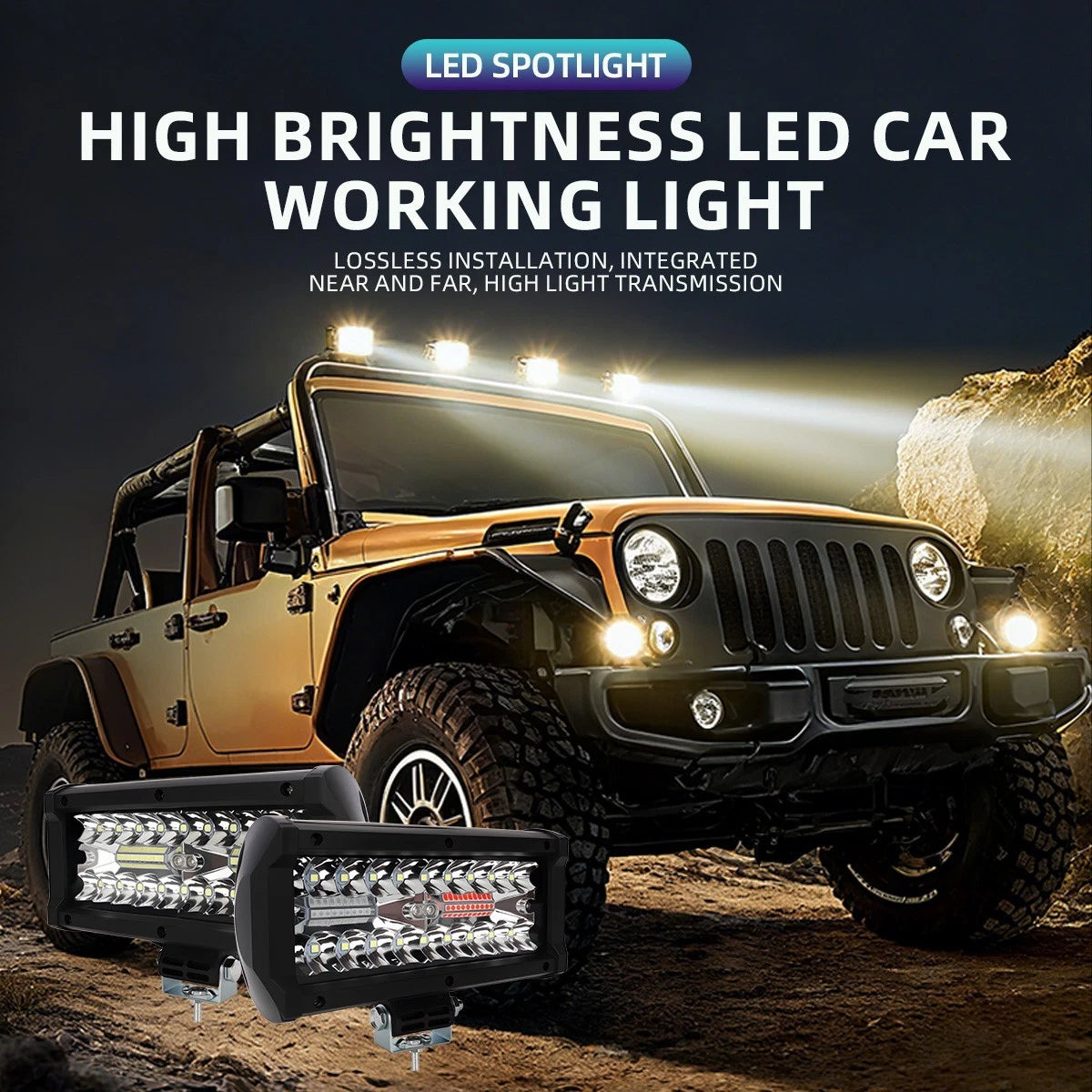 LED Bar Work Light for Off-road Vehicles (Imported)