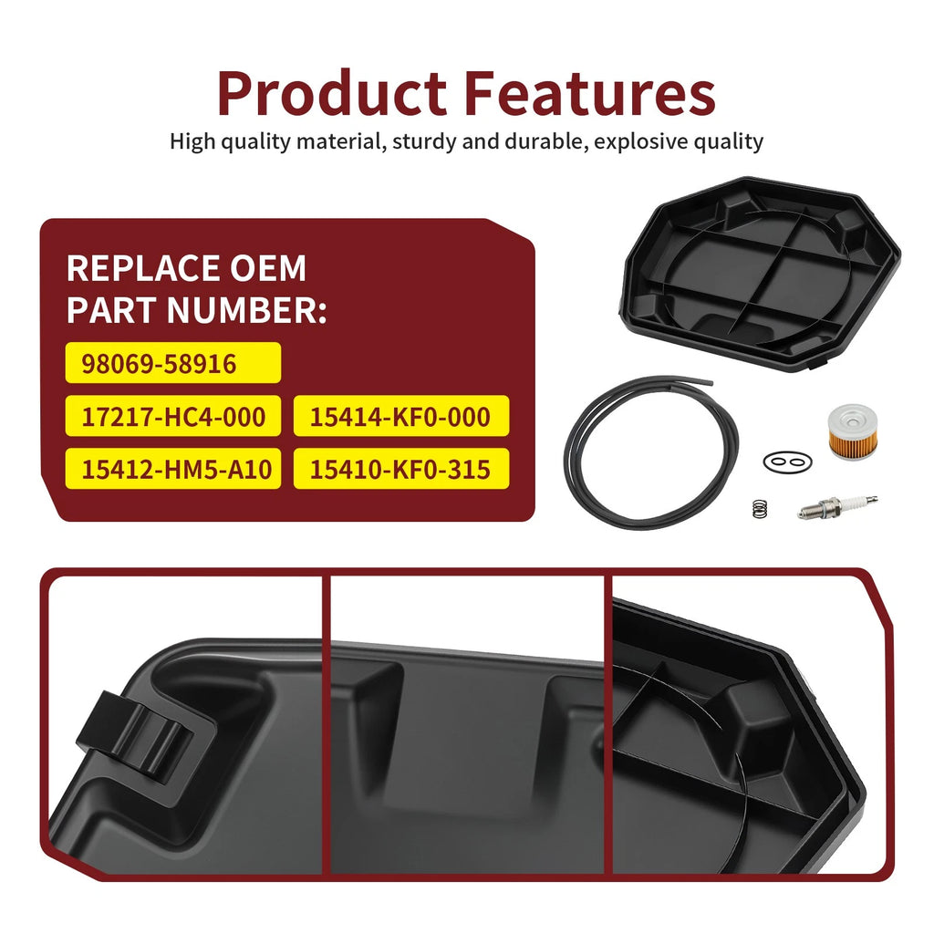 Air Box Lid Cover Cap & Seal for Honda Fourtrax 300 TRX300 FW (1988–2000)