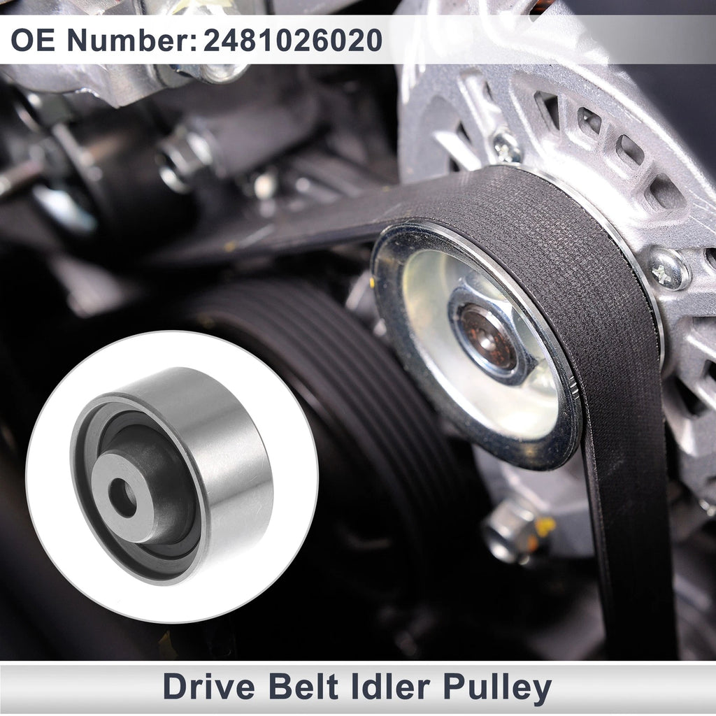 Drive Belt Idler Pulley Replacement for Kia Rio 2006–2011 for Hyundai (1 Pc)