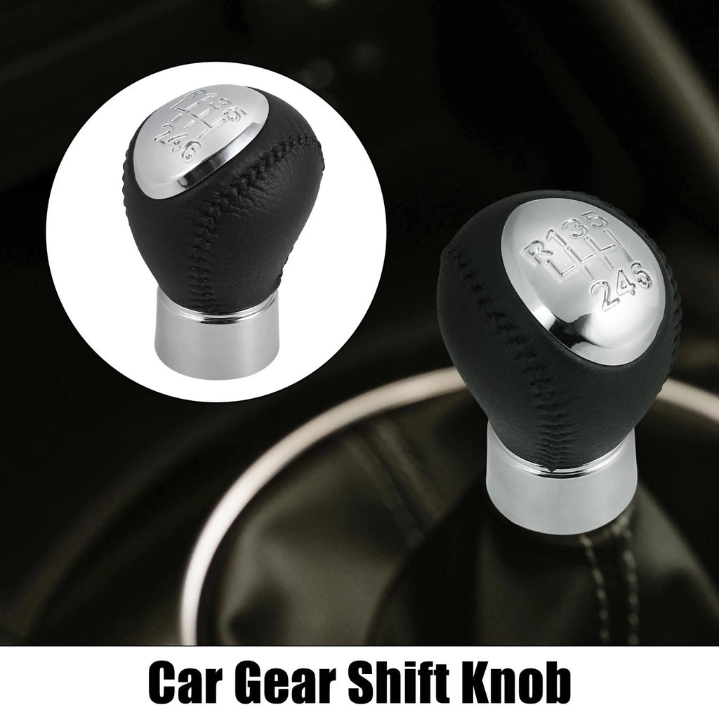 6 Speed Manual Gear Shift Knob Replacement Black for Mazda 3 5 6 RX8 (2004–2010)