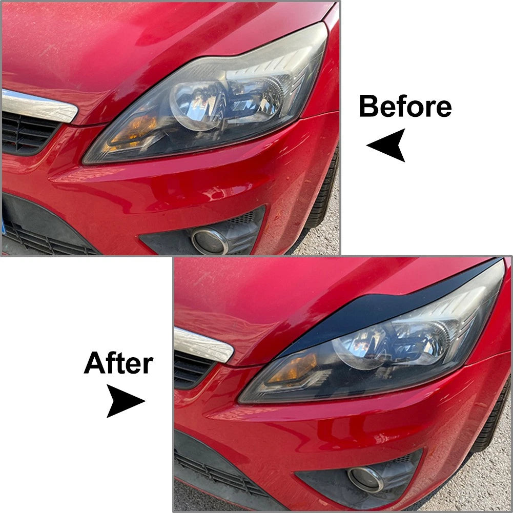 Black Headlight Trims Evil Eye for Ford Focus MK2 C307 (2008–2010)