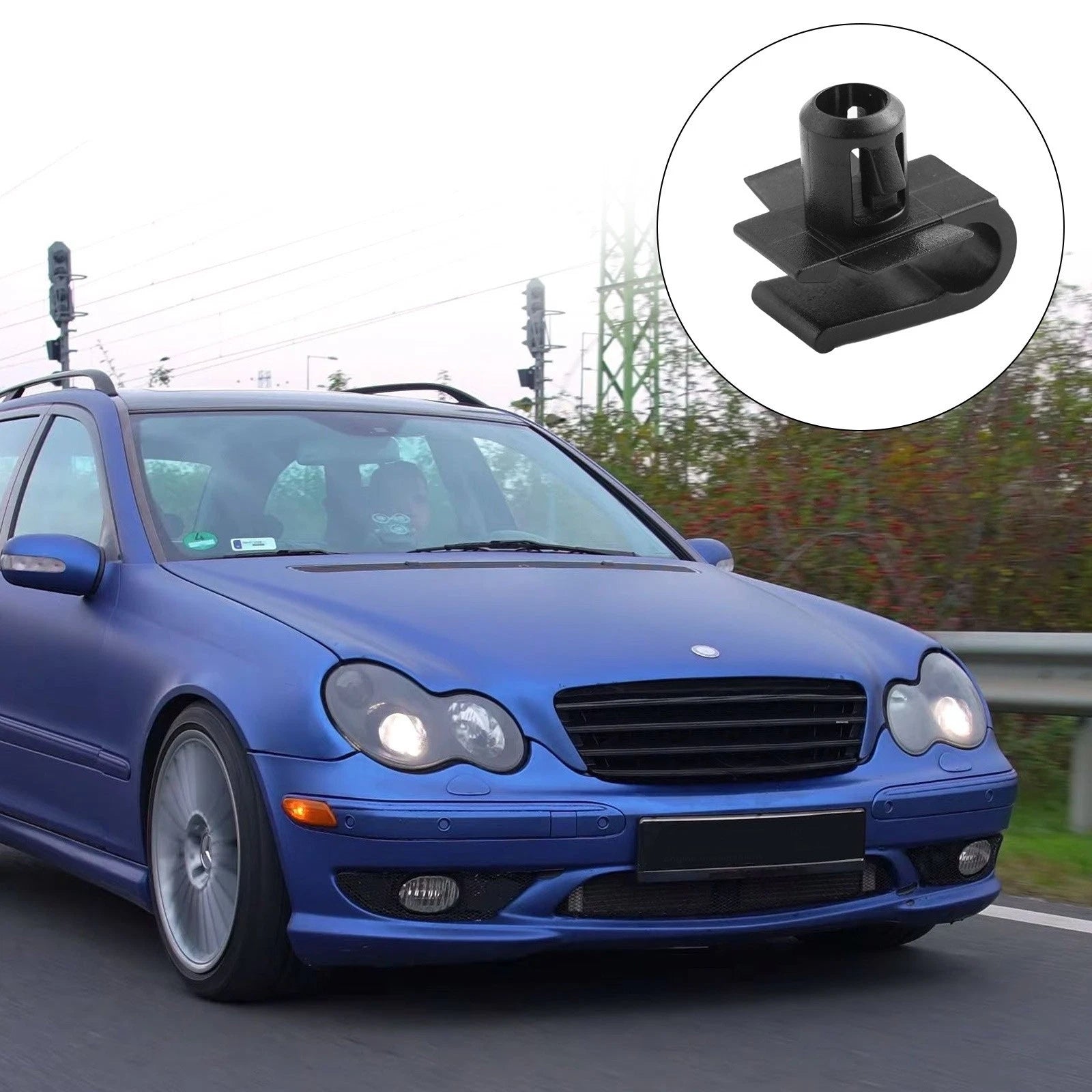 Bumper Grill Clip Fastener for