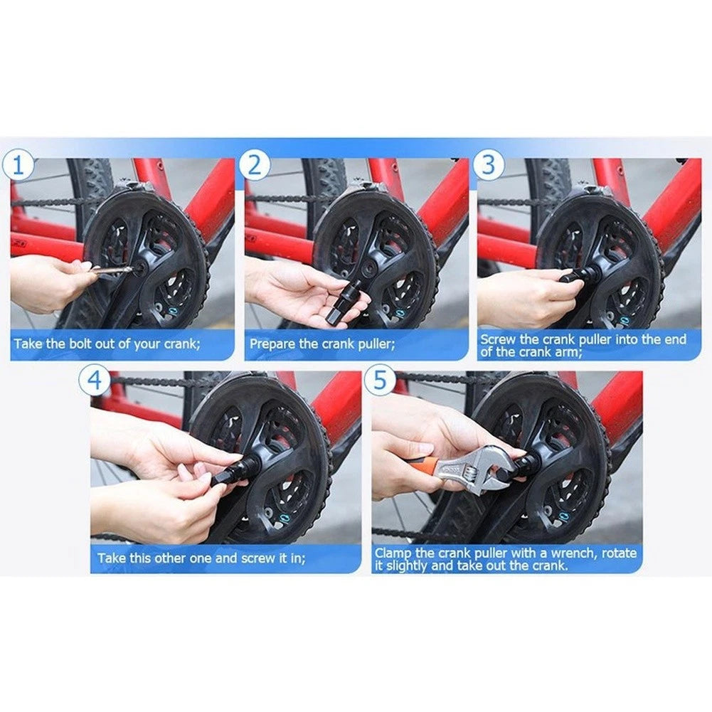 Crank Puller Tool for Bike Crank Removal (1.5x1.1x1.2cm)