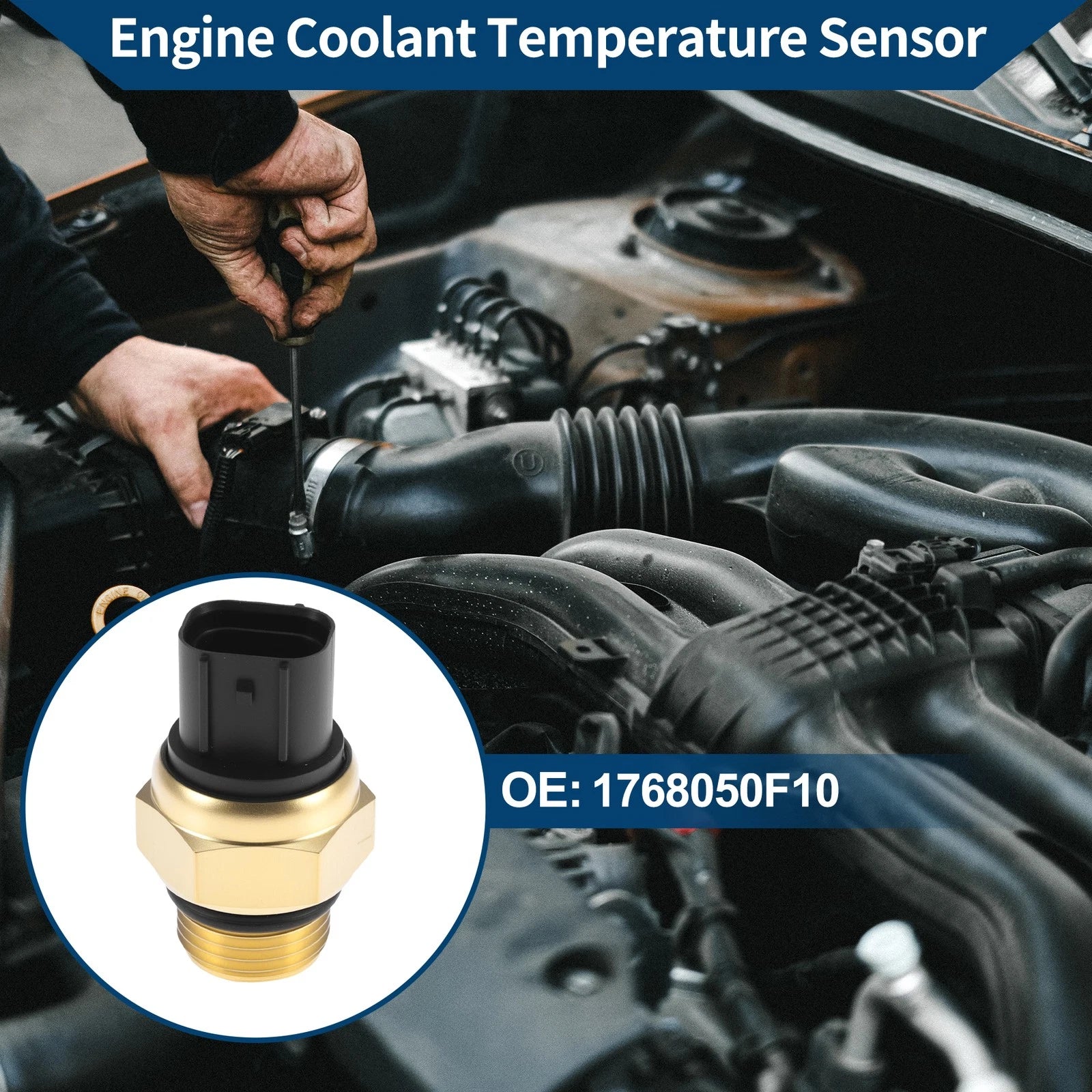 Engine Coolant Temperature Sensor No. 1768050F10 for Suzuki Swift (1992–1994)