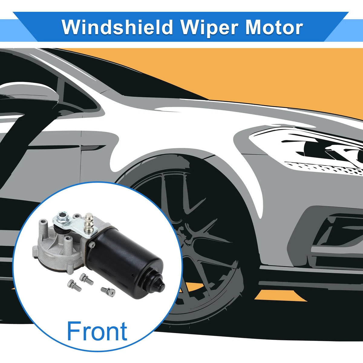 Front Windshield Wiper Motor for Fiat Stilo 192 (2001–2010) No. 9949505