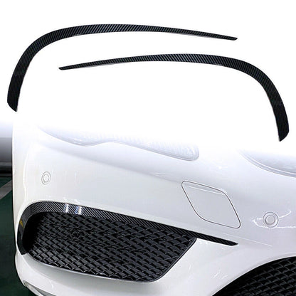 Front Bumper Lip Splitter Spoiler for Mercedes-Benz E-Class Coupe C207 (2013–2016)