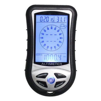 Digital Altimeter Compass Clock Barometer Thermometer for Automotive Use