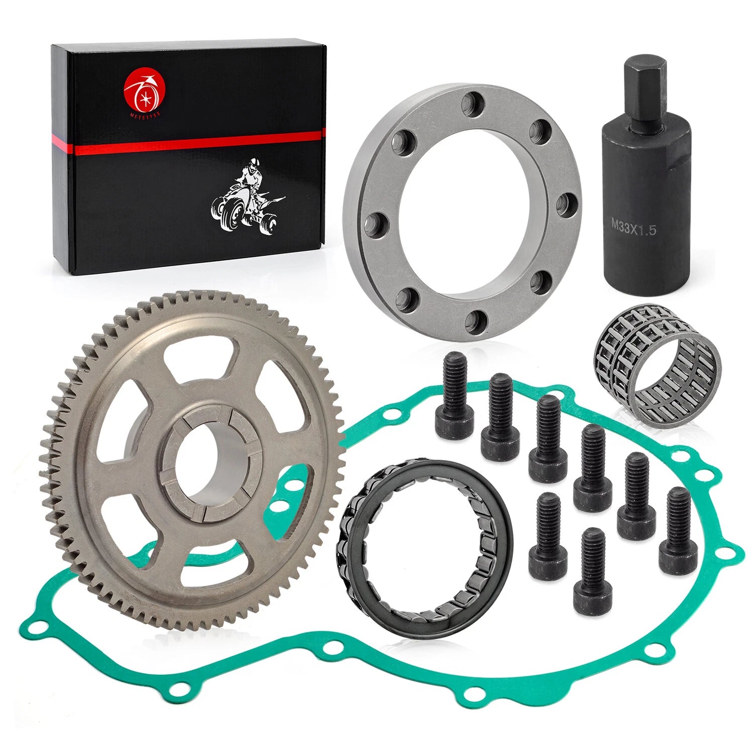 Flywheel Puller & One Way Bearing Starter Clutch for Polaris Outlaw 500 (2006–2007)