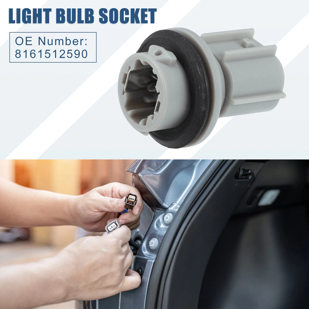 Light Bulb Socket Lamp Socket Replacement for Toyota RAV4 (2013–2018)