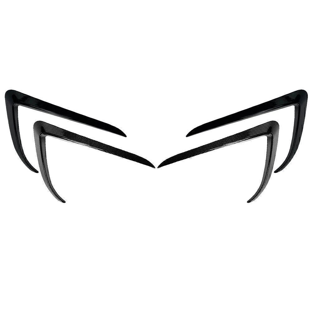 Front Fog Light Eyebrow Cover Trim for Tesla Model X (2015–2020)