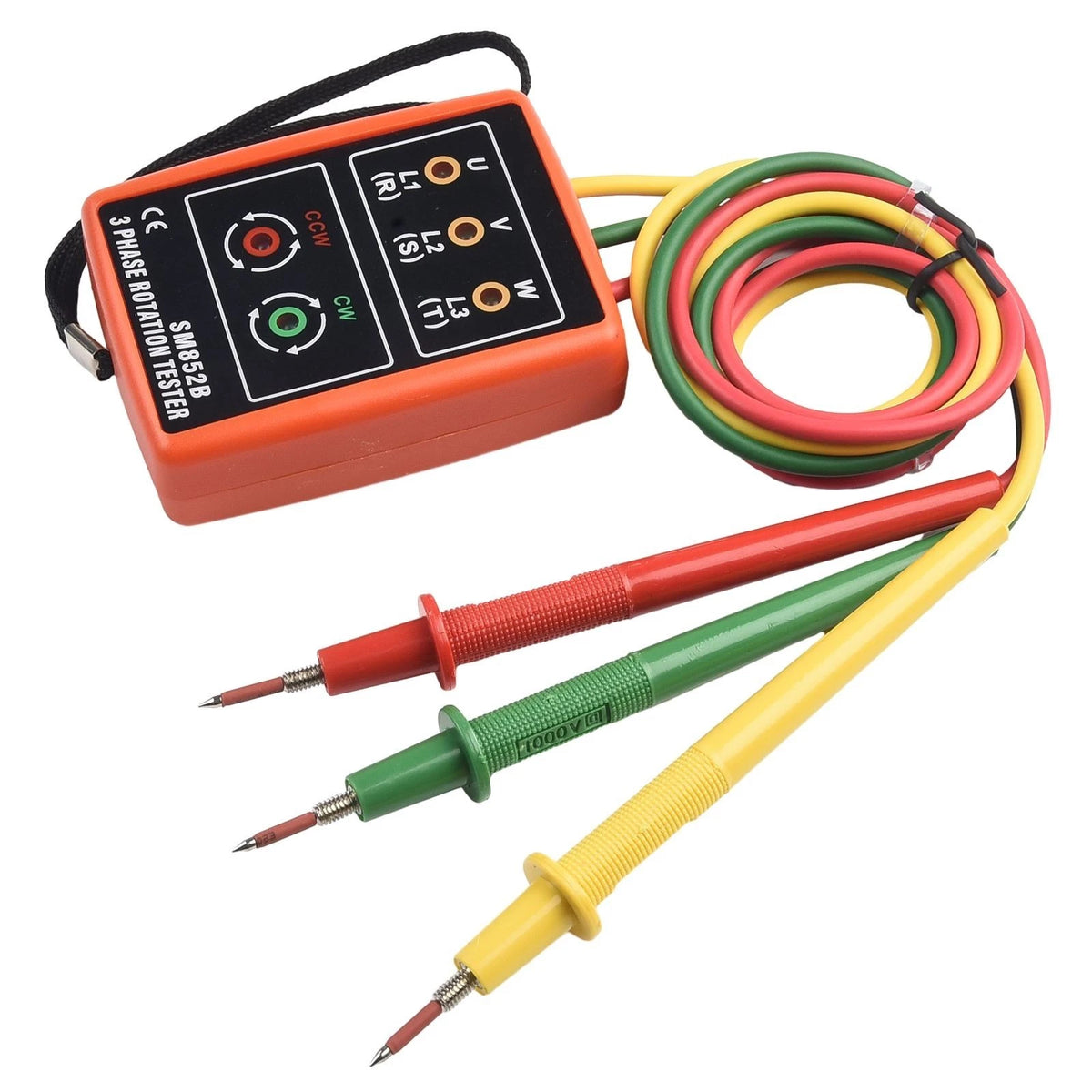 Phase Rotation Detector with LED Indicator and Audible Buzzer