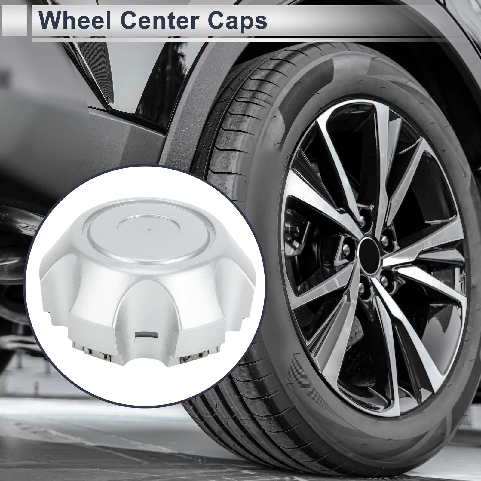 Wheel Center Caps Replacement for Toyota Land Cruiser (2010–2021)