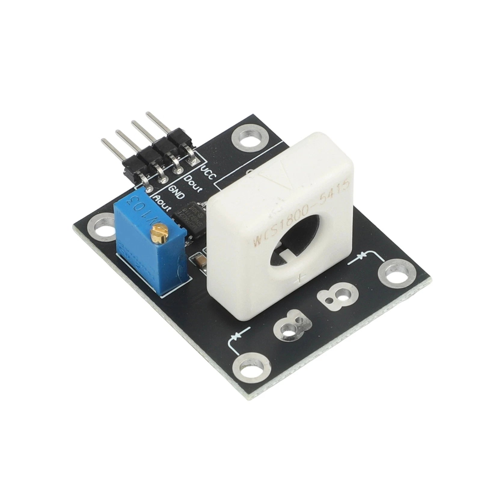 WCS1800 Hall Effect Current Sensor Module for DC Electrical Control (35A)