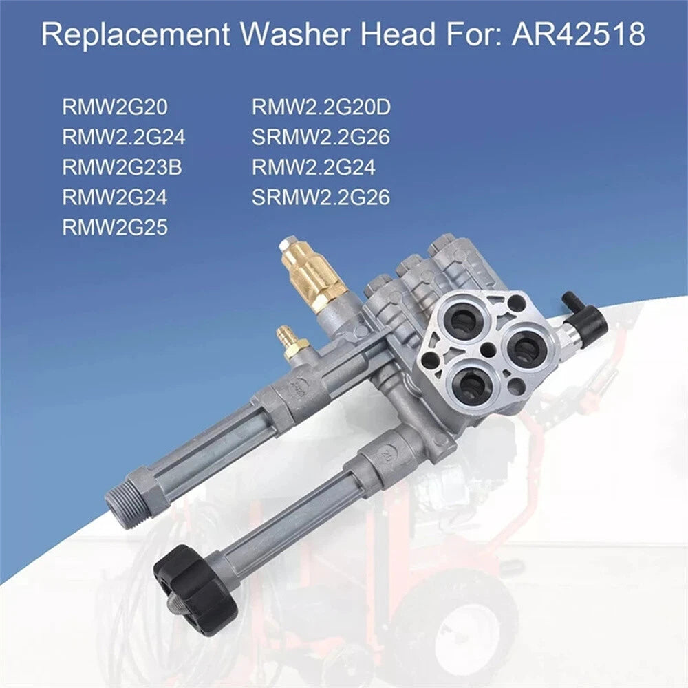 Replacement Pressure Washer Pump Head Assy for RMW/SRMW Series (AR42518, AR43061)