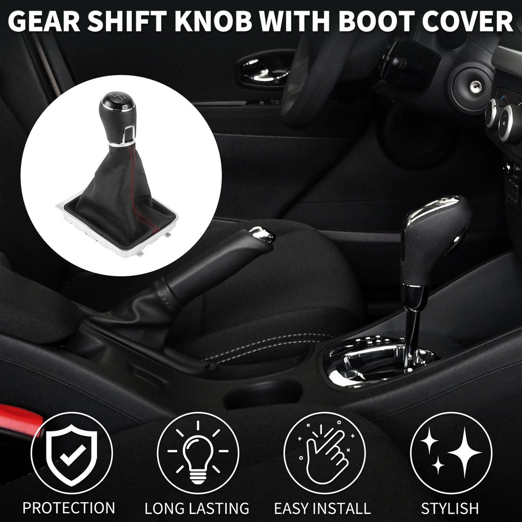 5 Speed Gear Shift Knob with Cover for Volkswagen Passat Limo (2005–2011)