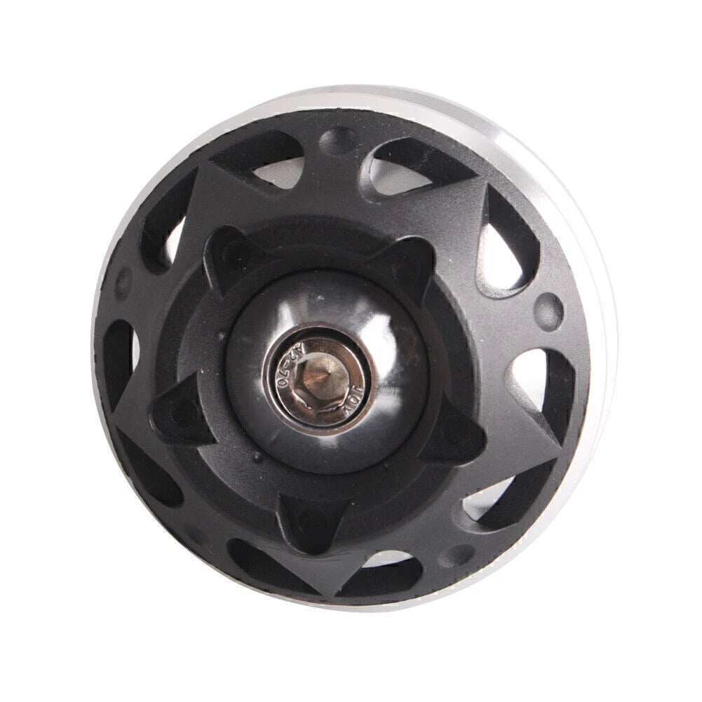 Rear Fork Wheel Frame Slider for BMW R1200GS (2013–2017) - Aluminum, Silver