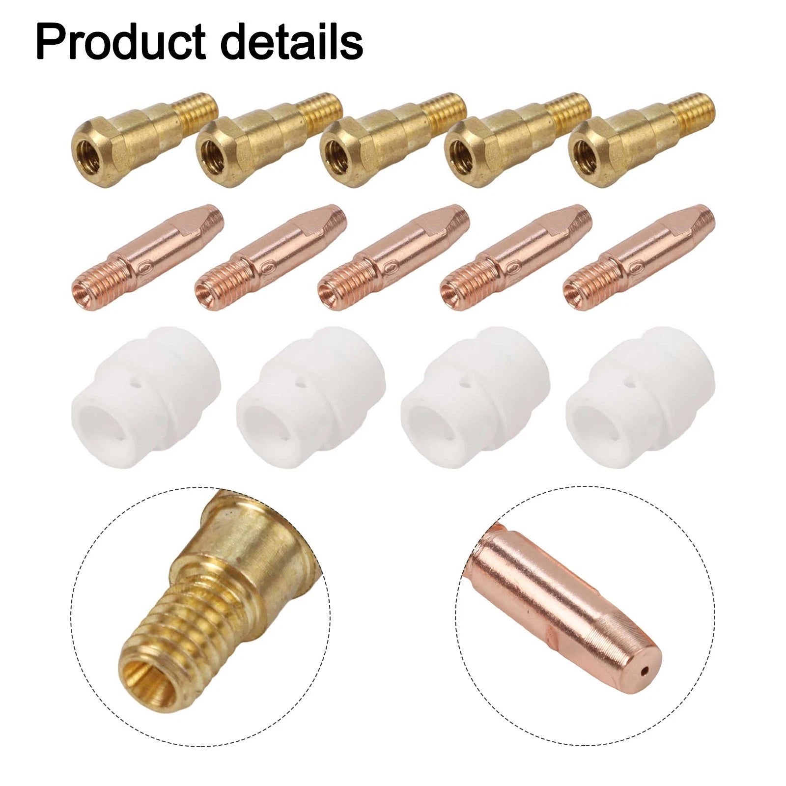 Set of 14 Welding Tools Contact Tips 0.8mm