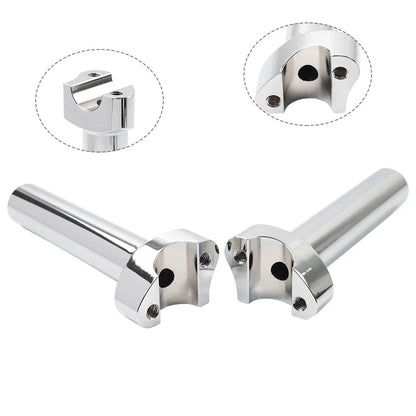 6.5" Straight Handlebar Risers for Harley Dyna Low Rider Super Glide (1" Bar)