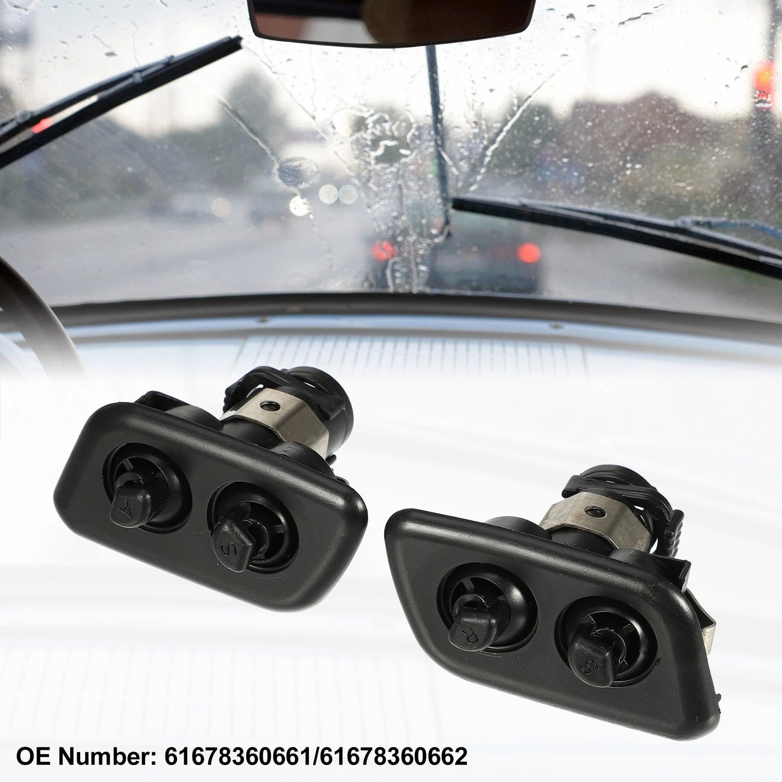Headlight Washer Nozzles Front Pair for BMW 525i (2001–2003)