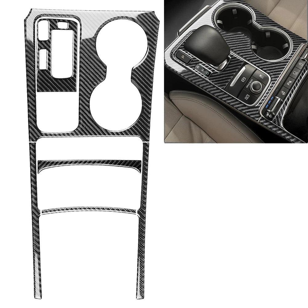 Gear Shift Panel Water Cup Holder Cover Trim for Kia Stinger (2018–2023)