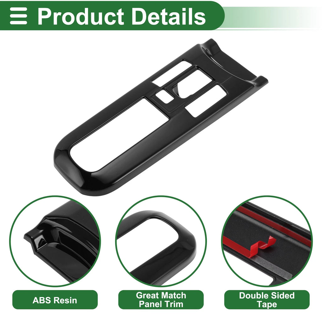 Central Control Gear Shift Panel Trim Cover for Toyota Prius (2016–2023)