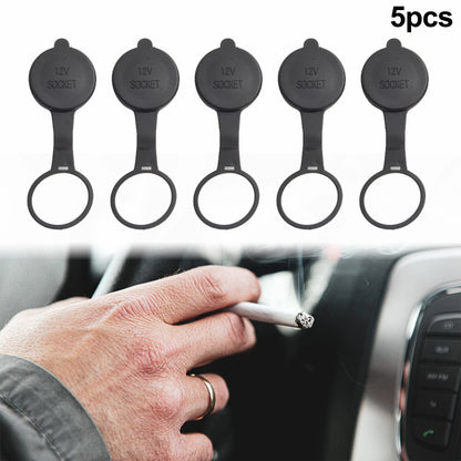 5X Waterproof 12V Car Socket Cover - Dustproof & Oilproof