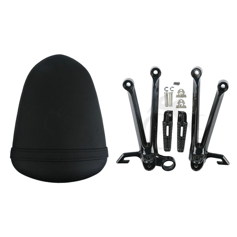 Rear Passenger Seat & Footpeg Bracket Set for Suzuki GSXR1000 (2005–2006)