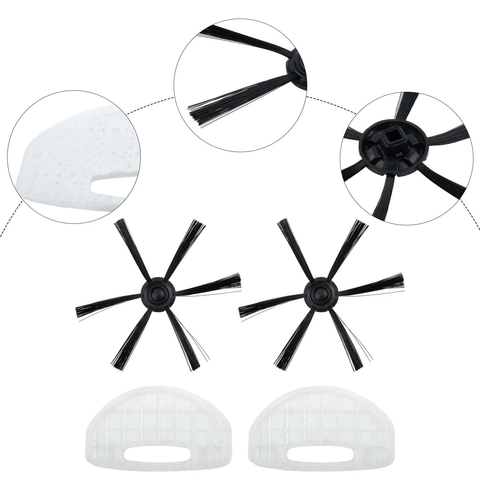 Filter Kit for Vacuum Cleaner (Replacement Dust Filters)