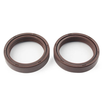 2X Front Fork Damper Shock Absorber Oil Seals for Motorcycle (37X50-11MM)