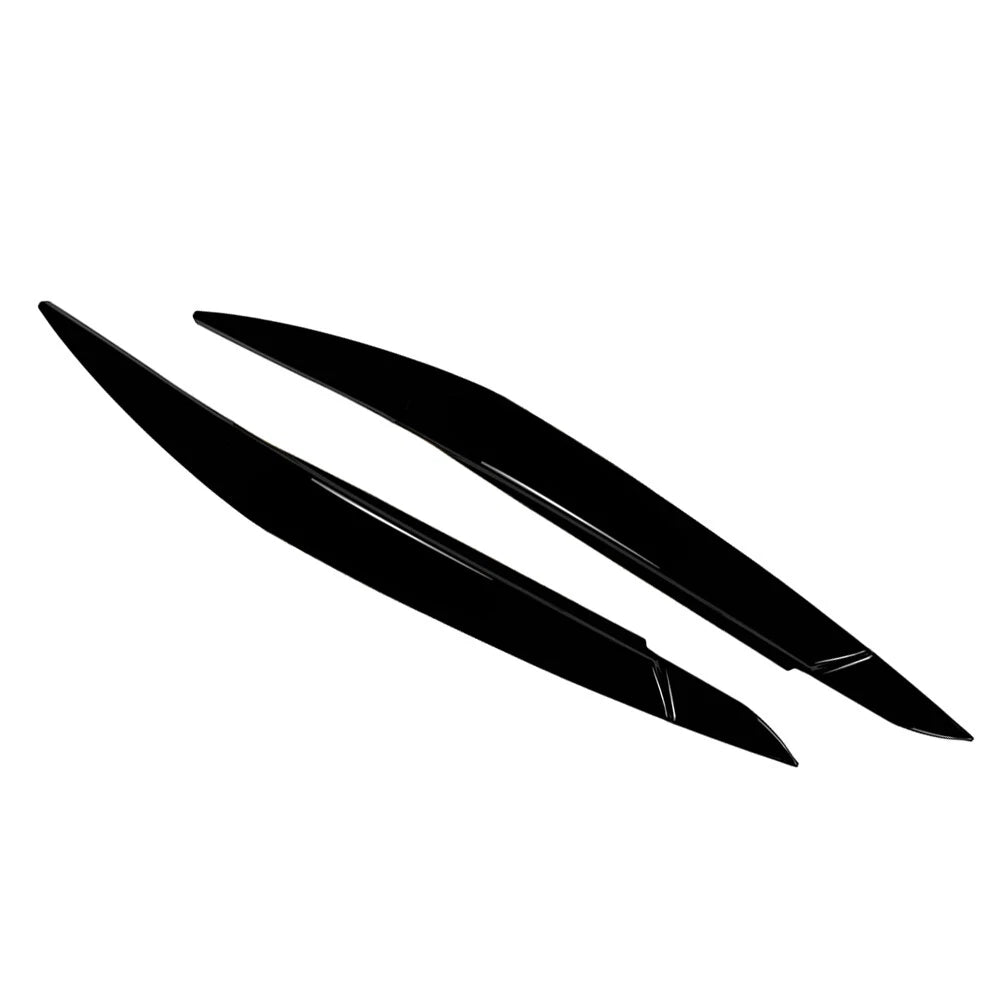 Headlight Eyebrows Trim for BMW X6 E71 E72 X6M X5M E70 (2008–2014) Black