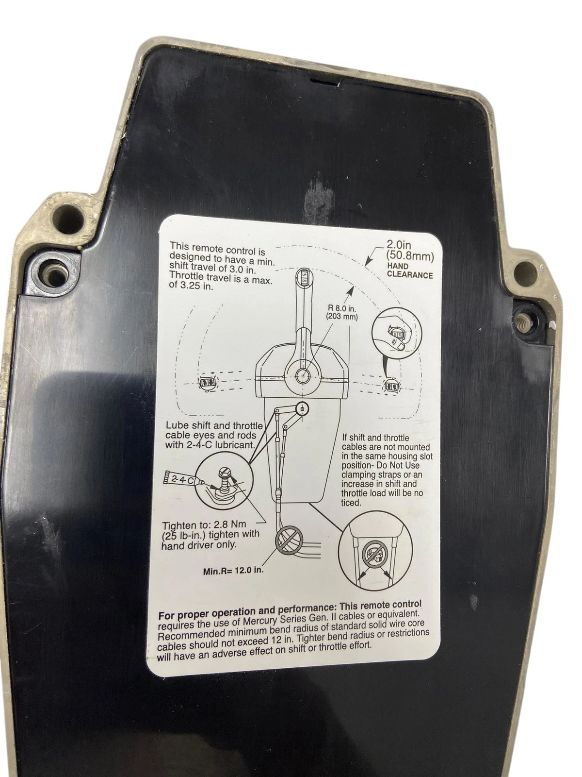 Throttle/Shift Control for Mercury 8M0059686 (Gen II)