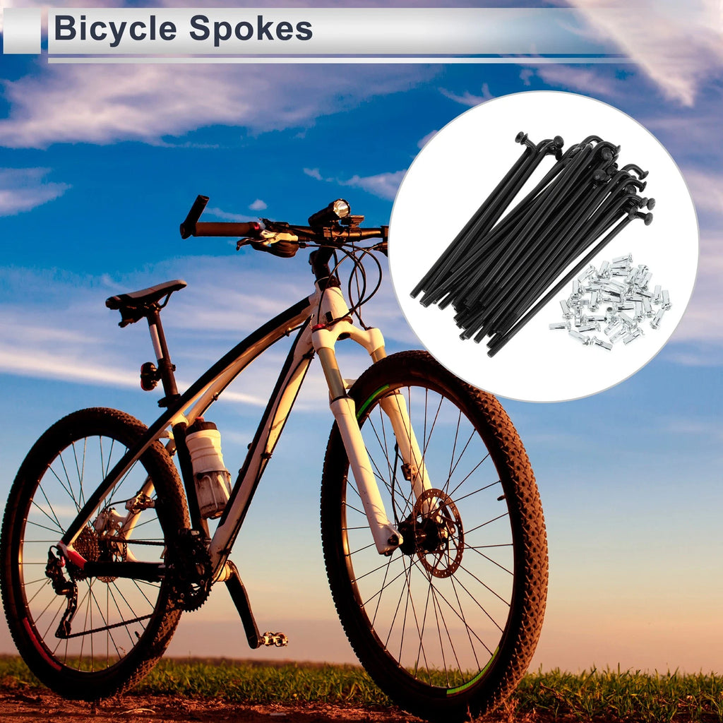 Bicycle Spoke Nipple Set 87mm Carbon Steel for Universal Use (Universal)