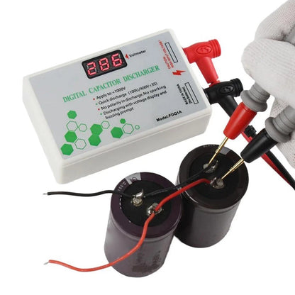 Fast Capacitor Discharger for Safe Voltage Discharge