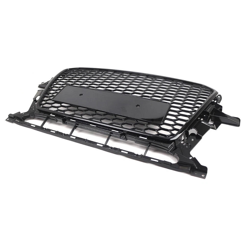Front Bumper Honeycomb Grille for Audi Q5 (2013–2017) - Gloss Black