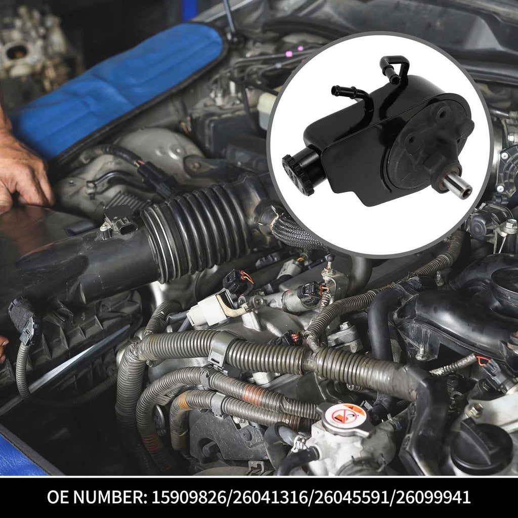 Power Steering Pump with Reservoir Replacement for Chevy Silverado 1500 (2003–2005)