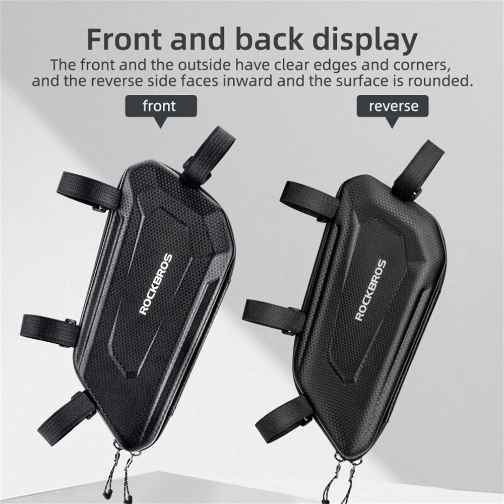 Set of 2 Hard Shell Side Storage Bags for Motorcycle (Left+Right)