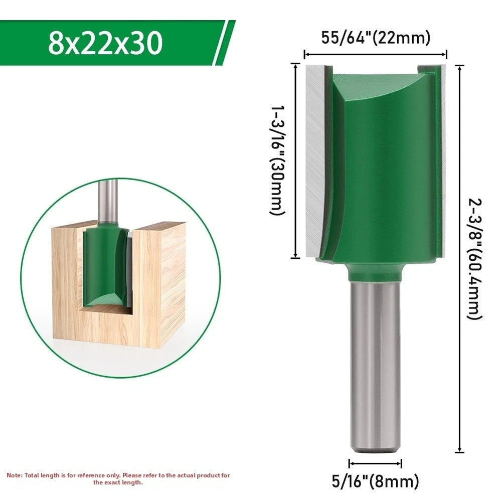 8mm Shank Carbide Straight Router Bit for CNC Engraving Machines