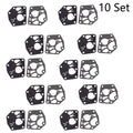 Set of 10 Carburetor Diaphragm Repair Kit for B&S 495770 795083 5083H 5083K