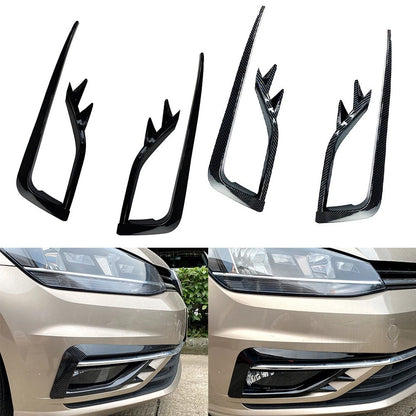Fog Light Cover Set for Golf MK7.5 (2017–2019) Carbon Style ABS