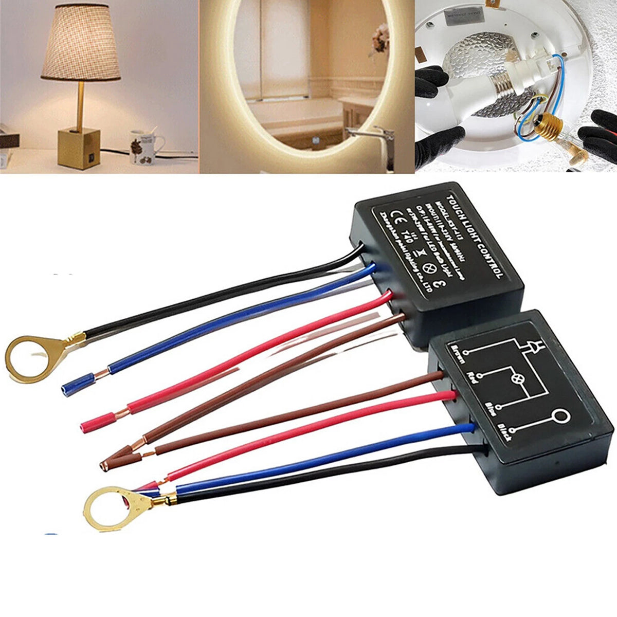 2X Touch Module Switch for LED Bulb Lamp AC110-230V